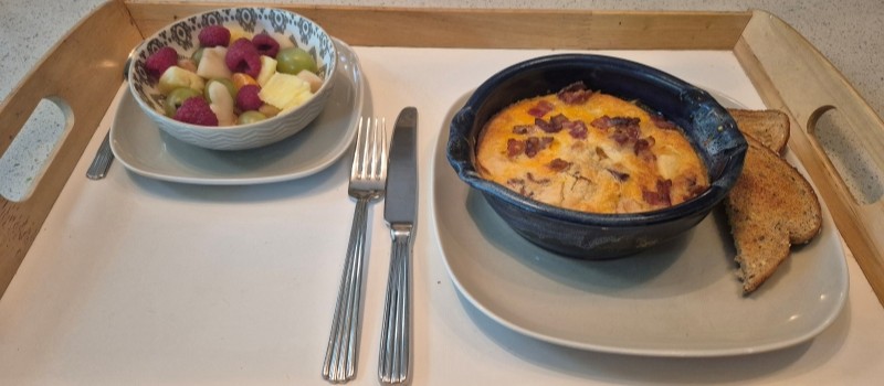  Apple Bacon Cheddar Quiche Breakfast